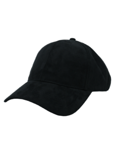 The Suede Cap - Svart