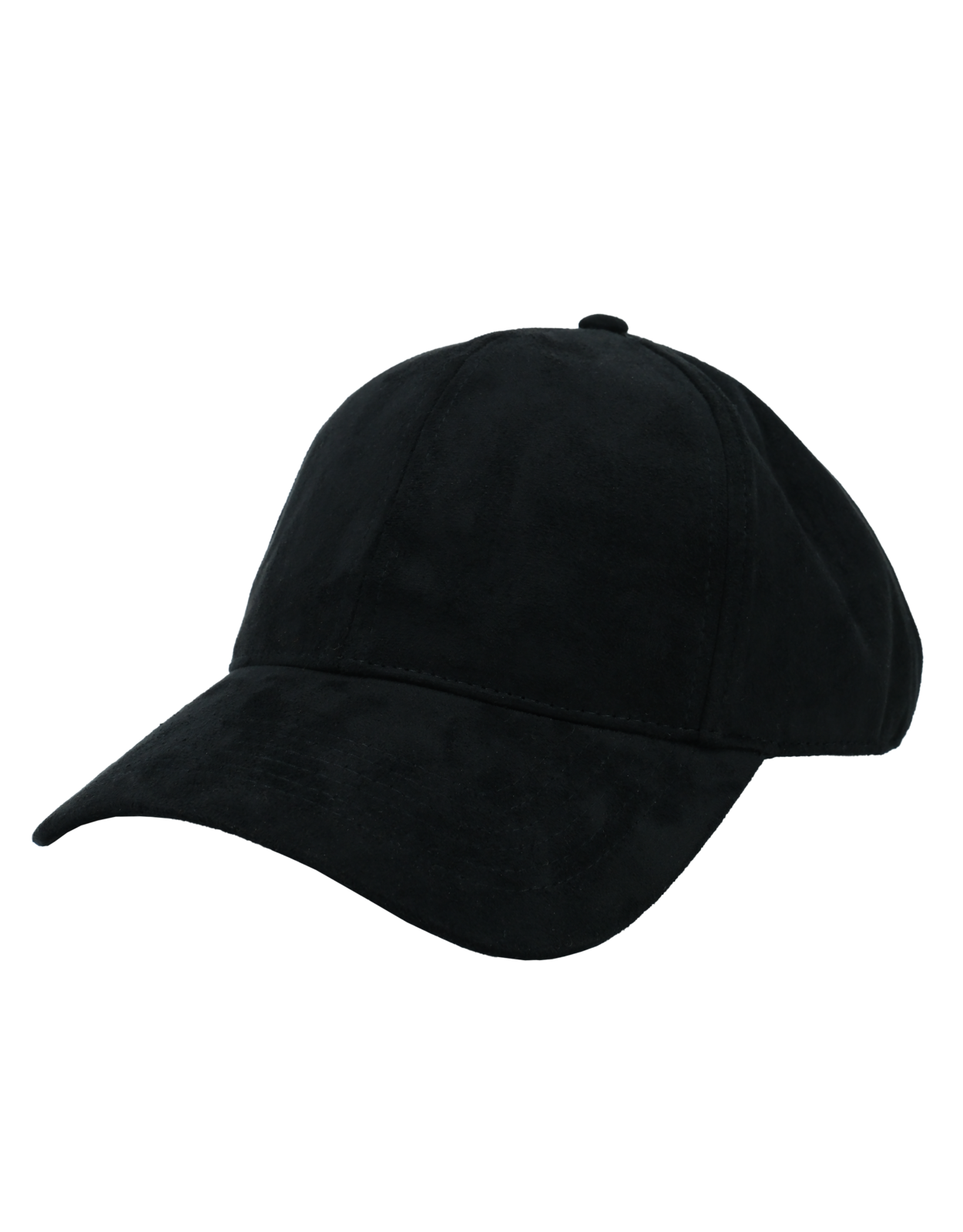 The Suede Cap - Svart