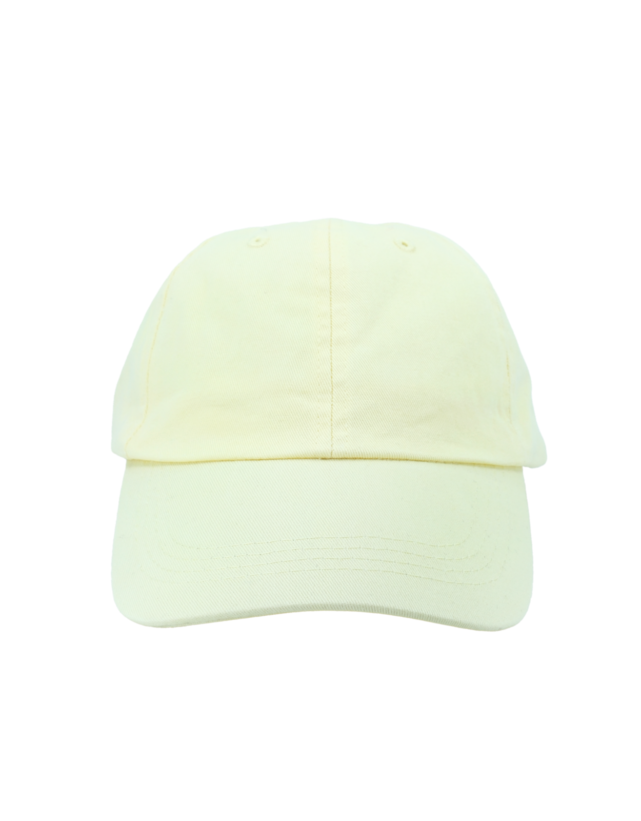 Classic dad cap ljusgul