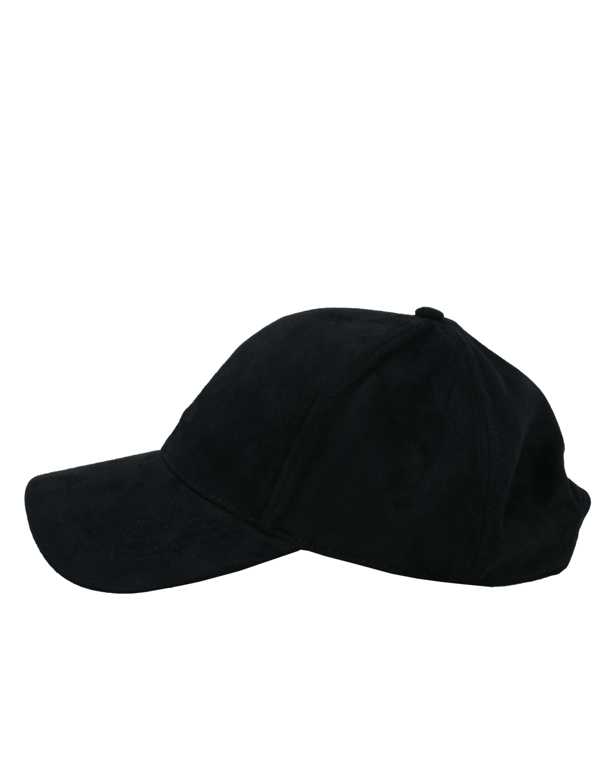 The Suede Cap - Svart