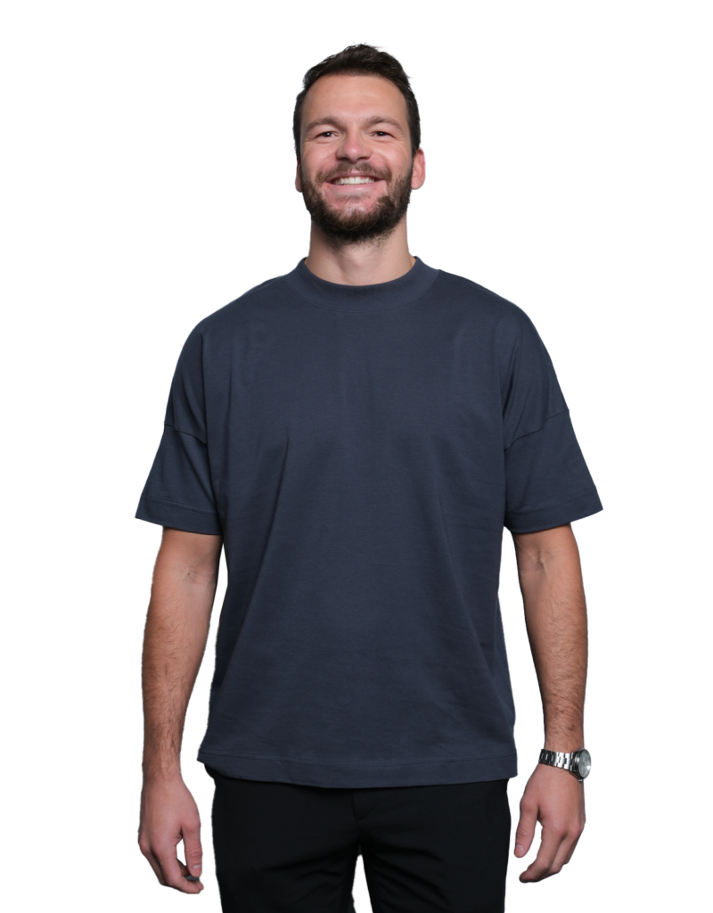 Oversized High Neck Tee